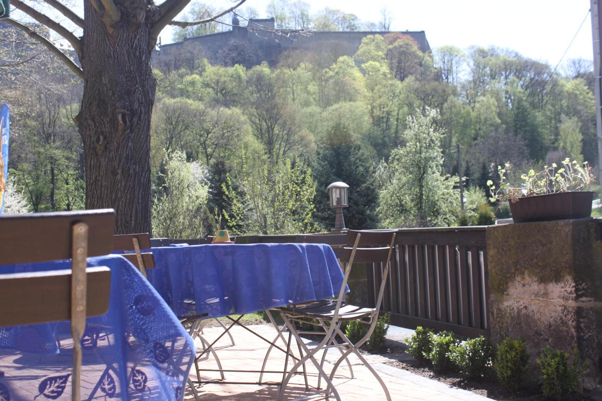 Landgasthof Neue Schaenke Königstein an der Elbe Exteriör bild